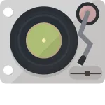 Turntable SVG Icon